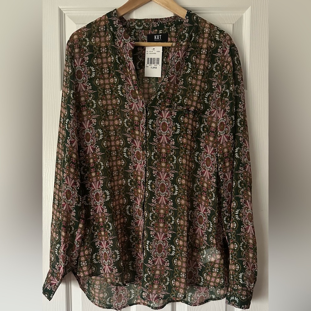 KUT from the Kloth XL blouse